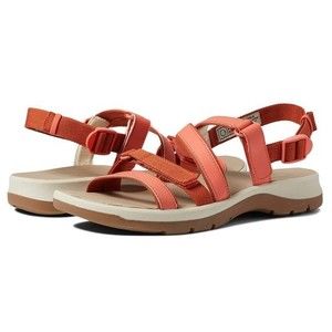 Rockport Womens Size 6.5 Trail Technique Multi‎ Coral Orange Sport Sandals Shoes